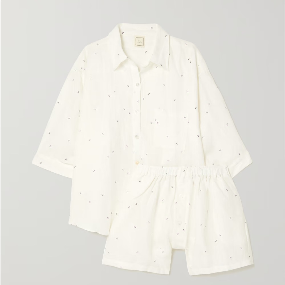 Deiji Studios floral top